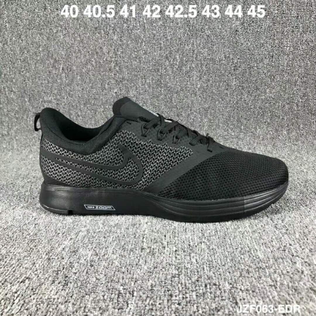 Nike Zoom Strike All Black Running Shoes